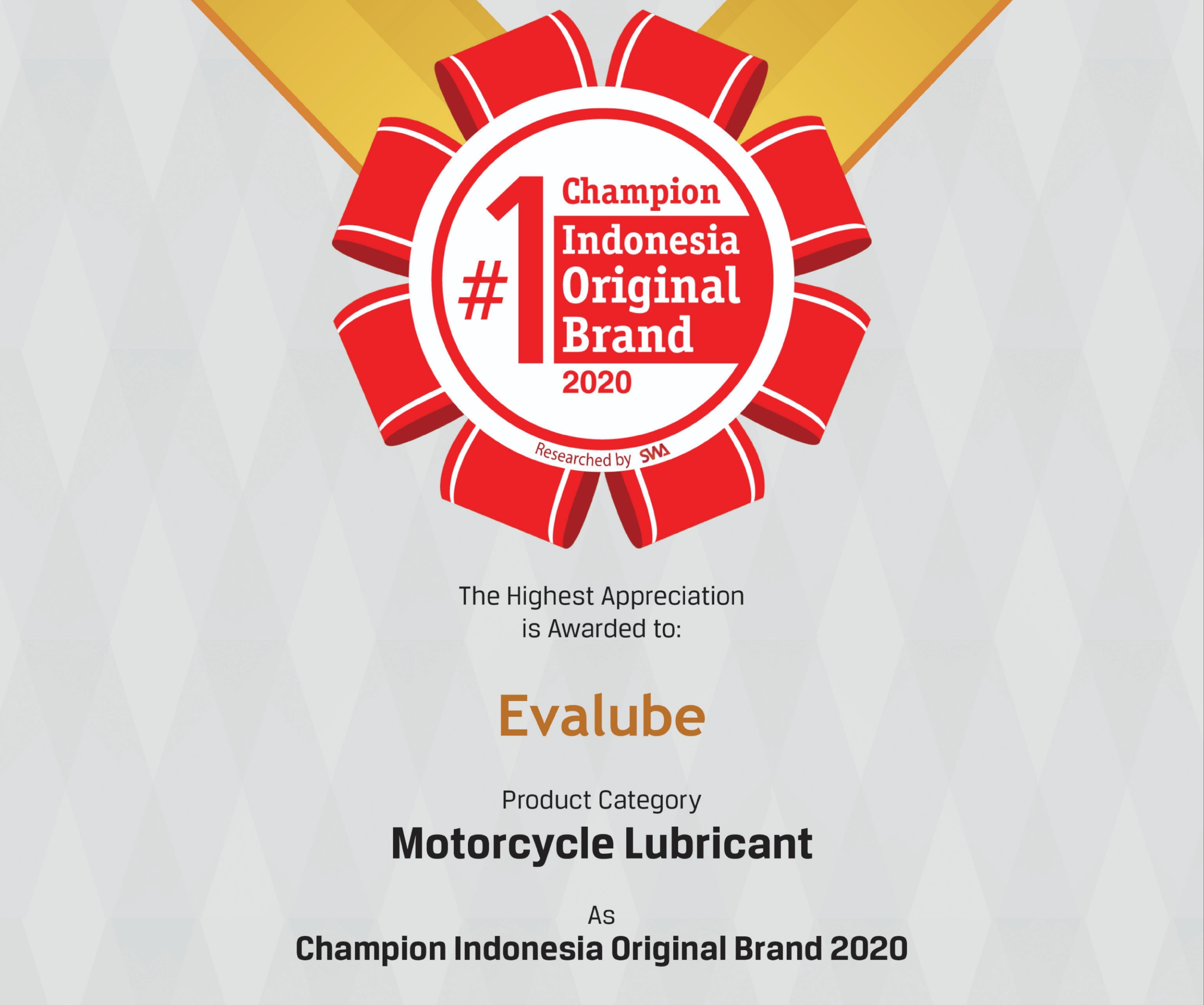 Penghargaan IOB 2020 untuk Evalube