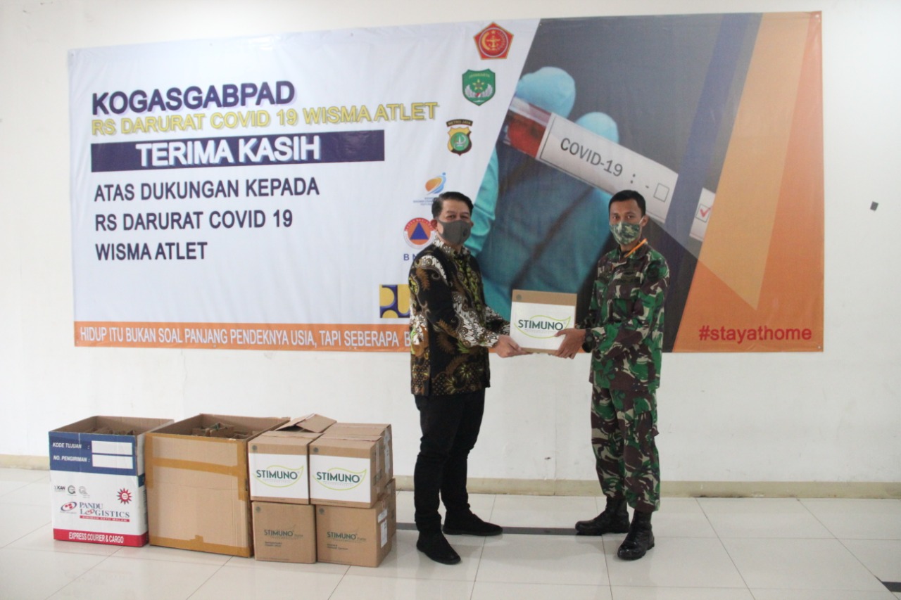 Donasi Dexa Group ke petugas medis di RSD Wisma Atlet