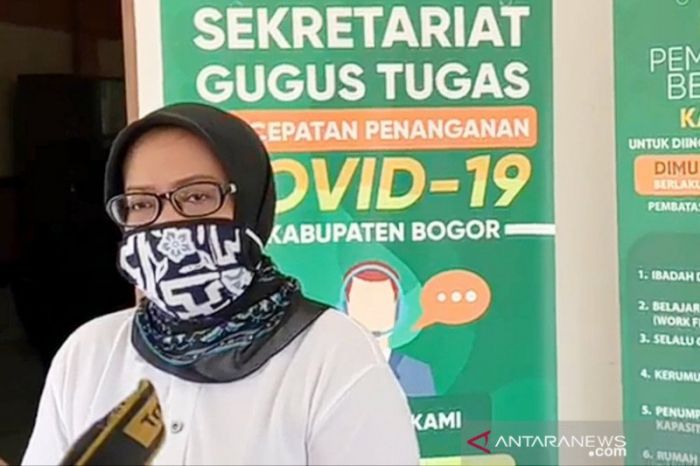 Bupati Bogor sekaligus Ketua Gugus Tugas Percepatan Penanganan covid-19 Kabupaten Bogor Ade Yasin.  
