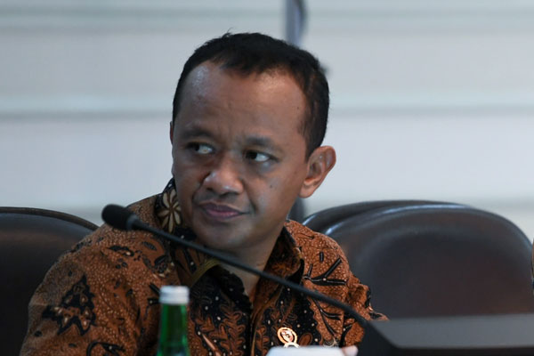 Kepala Badan Koordinasi Penanaman Modal (BKPM) Bahlil Lahadalia