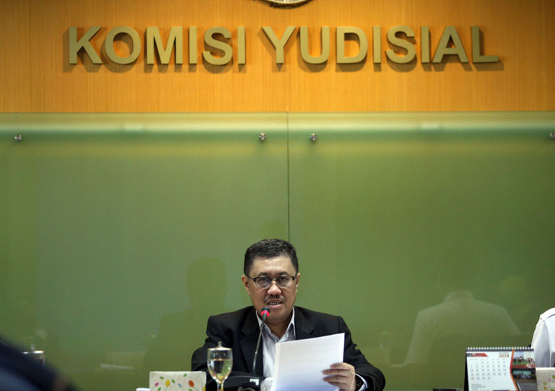 Komisioner Ketua Bidang Rekrutmen Hakim KY Aidul Fitriciada Azhari  Sumber: https://mediaindonesia.com/read/detail/327197-ky-buka-rekrutmen-