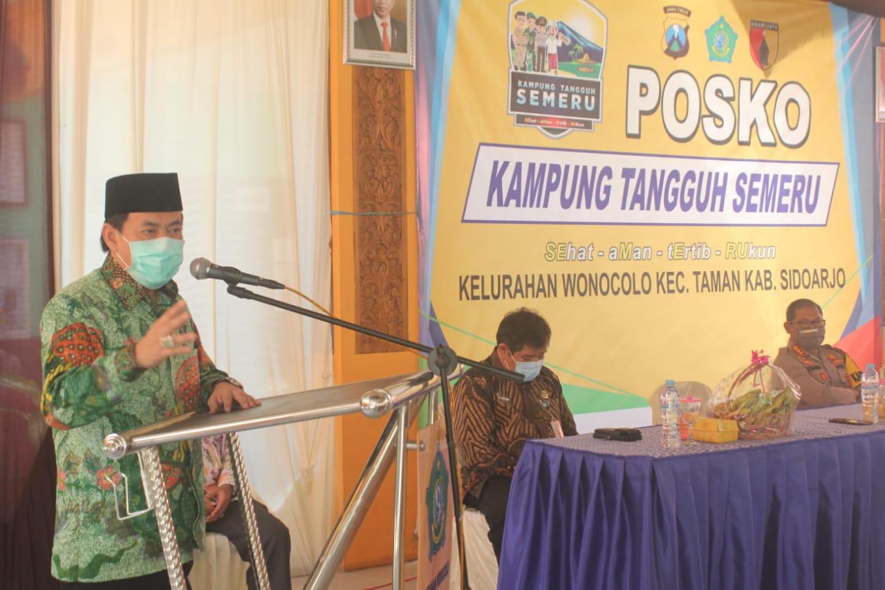 Ketua Gugus Tugas Penanganan Covid-19 Sidoarjo Nur Ahmad Syaifuddin.