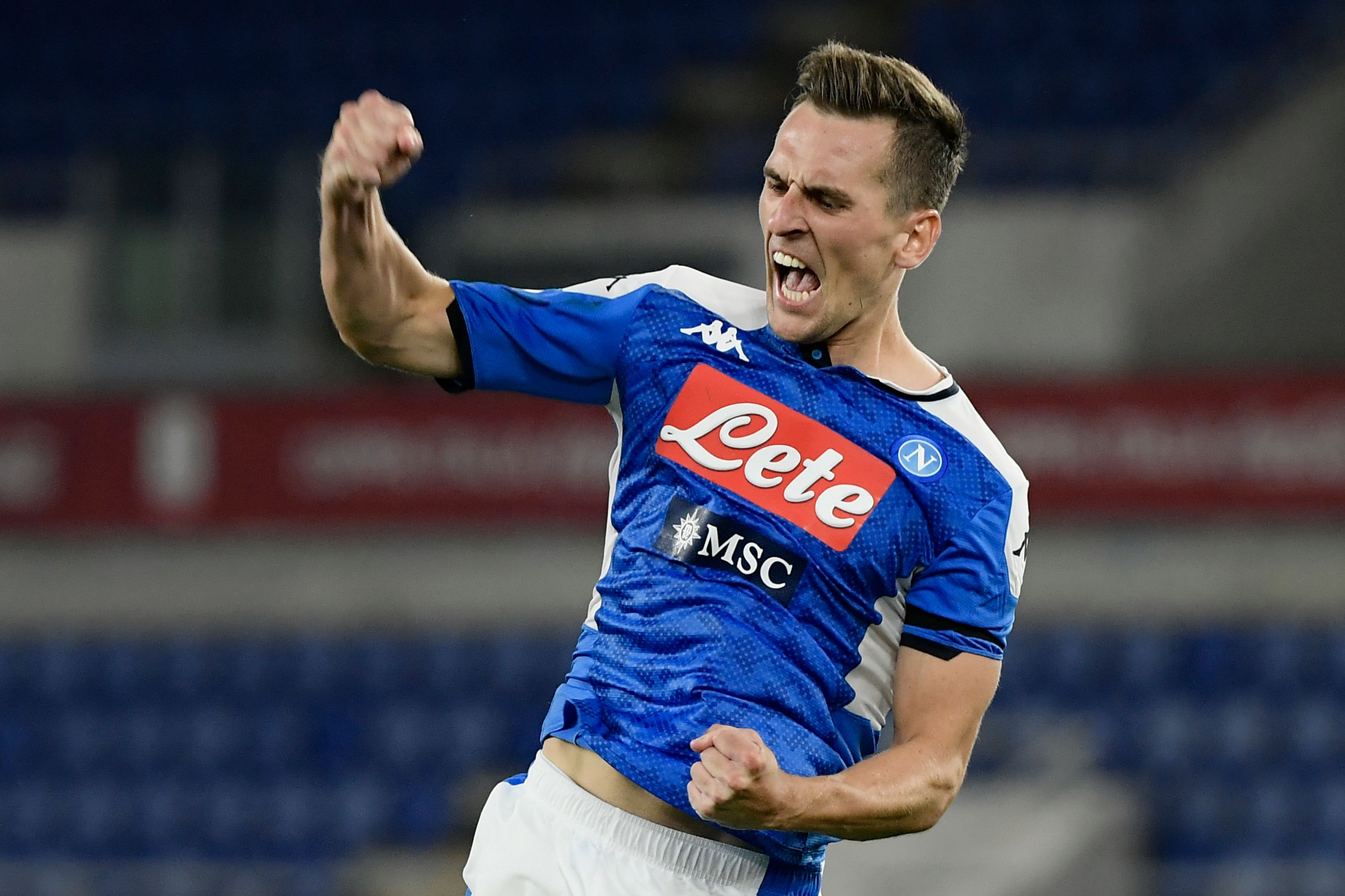 Striker Napoli Arkadiusz Milik