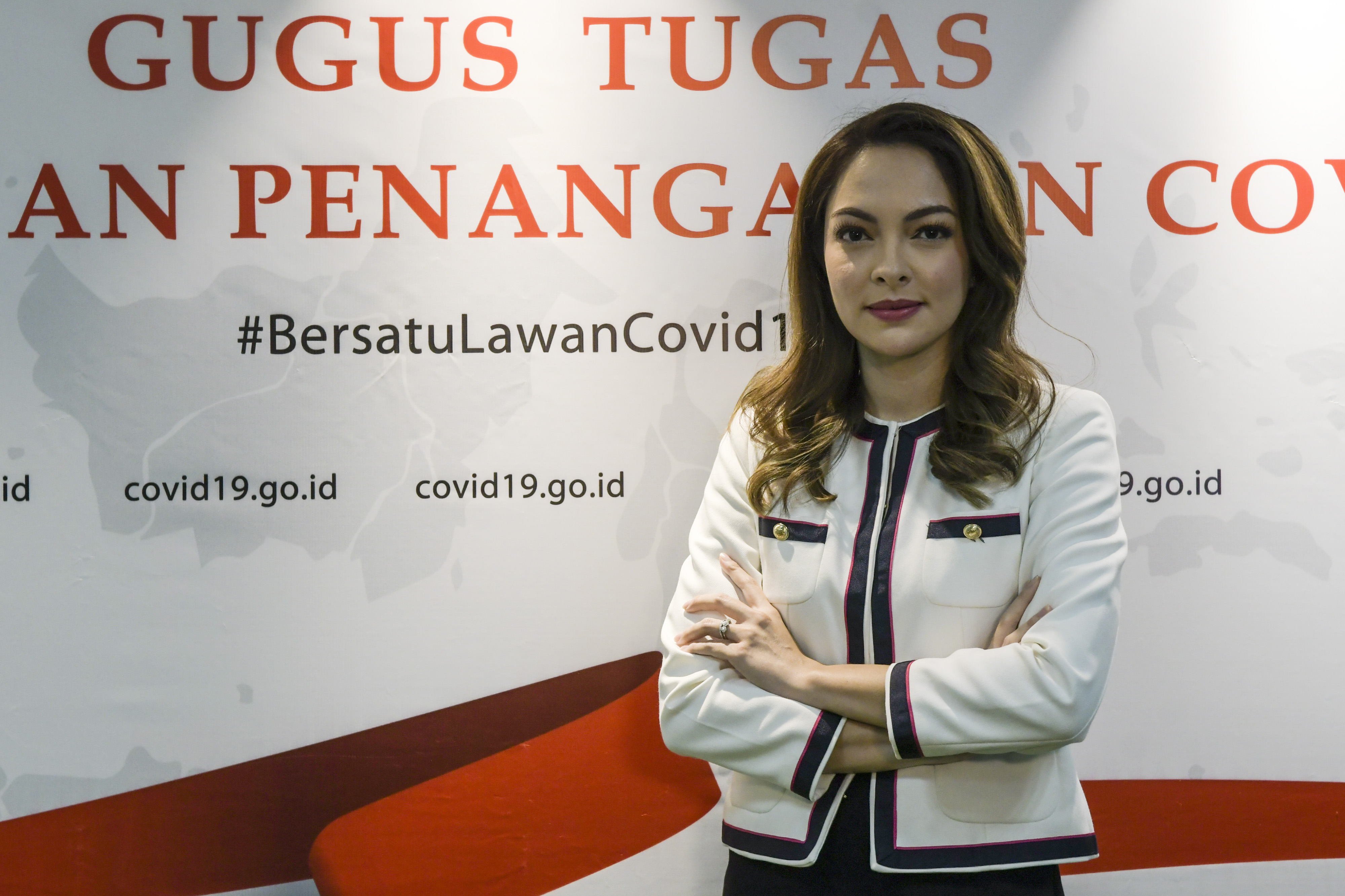 Anggota Tim Komunikasi Publik Gugus Tugas Percepatan Penanganan COVID-19 Reisa Broto Asmoro