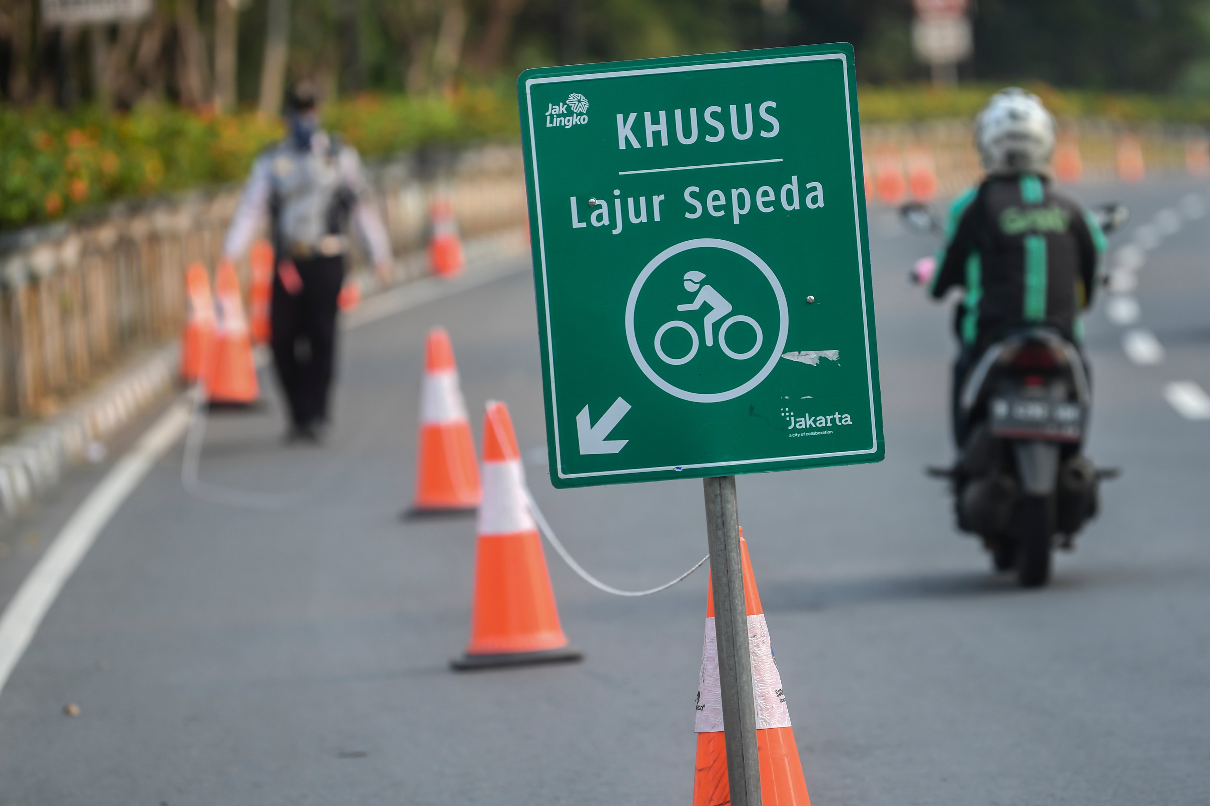 Jalur khusus speda di Jakarta