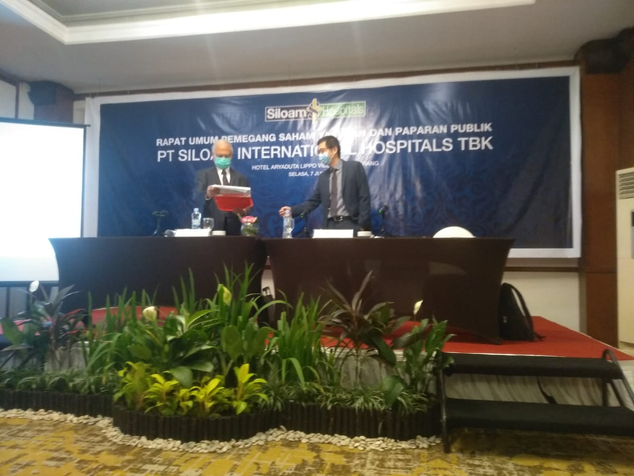 PT Siloam International Hospitals Tbk mengadaka  Rapat Umum Pemegang Saham (RUPS) dan Public Expose.