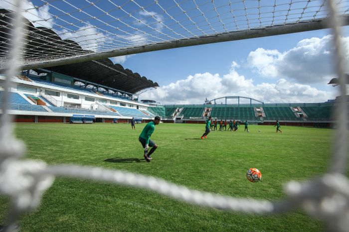 Stadion Maguwohajo saat digunakan Timnas berlatih