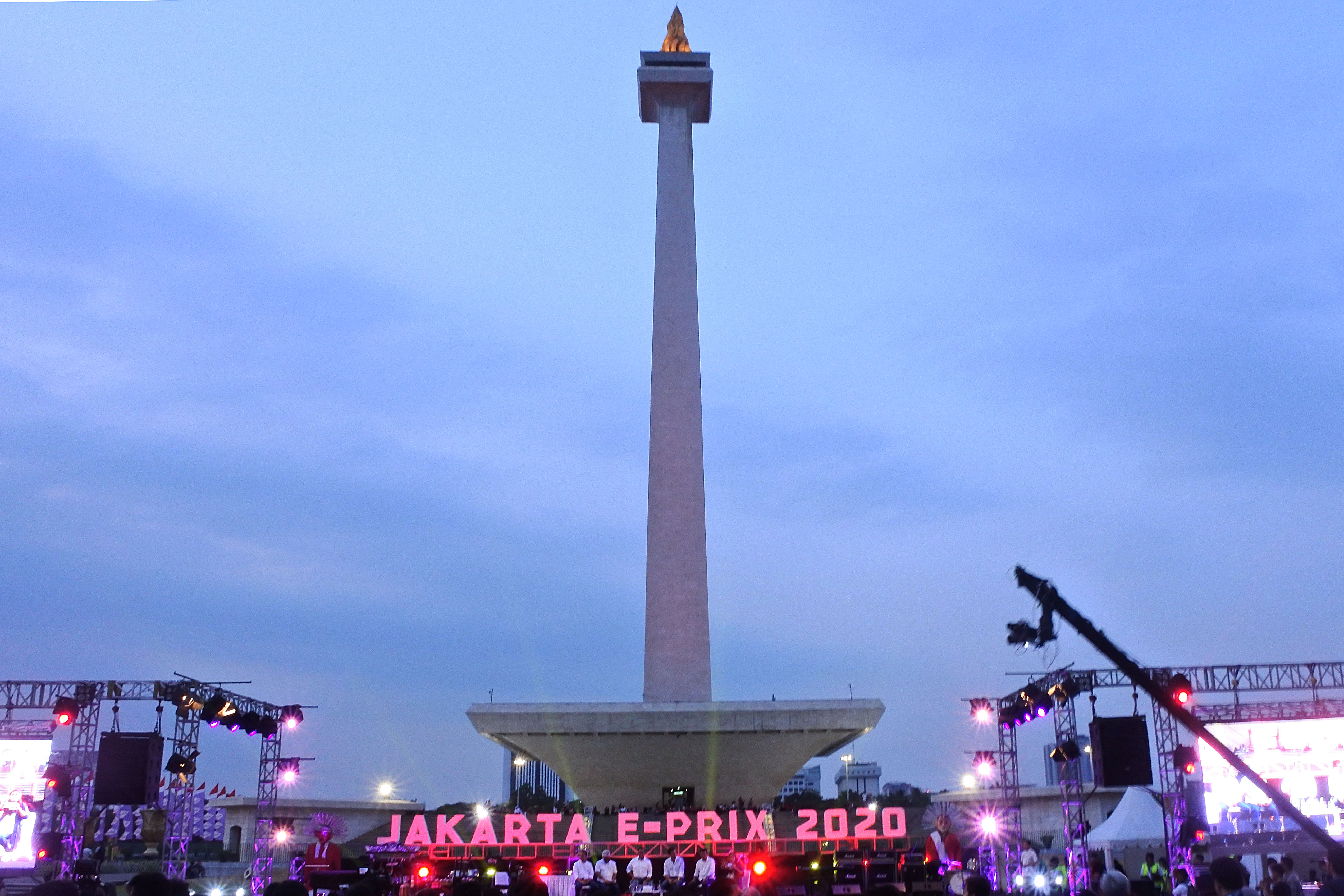 Momen peluncuran Jakarta E-Priix di Monas, September 2019 silam