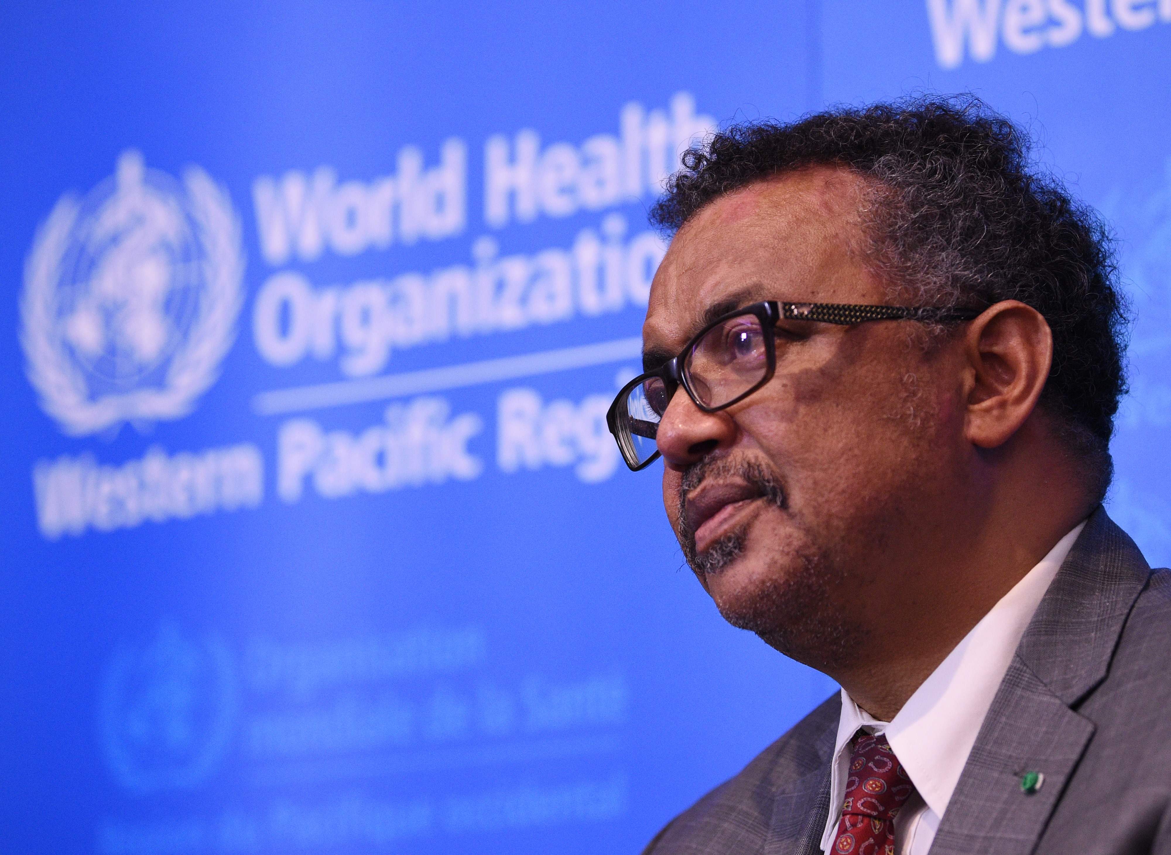 Direktur Jenderal WHO Tedros Adhanom Ghebreyesus.