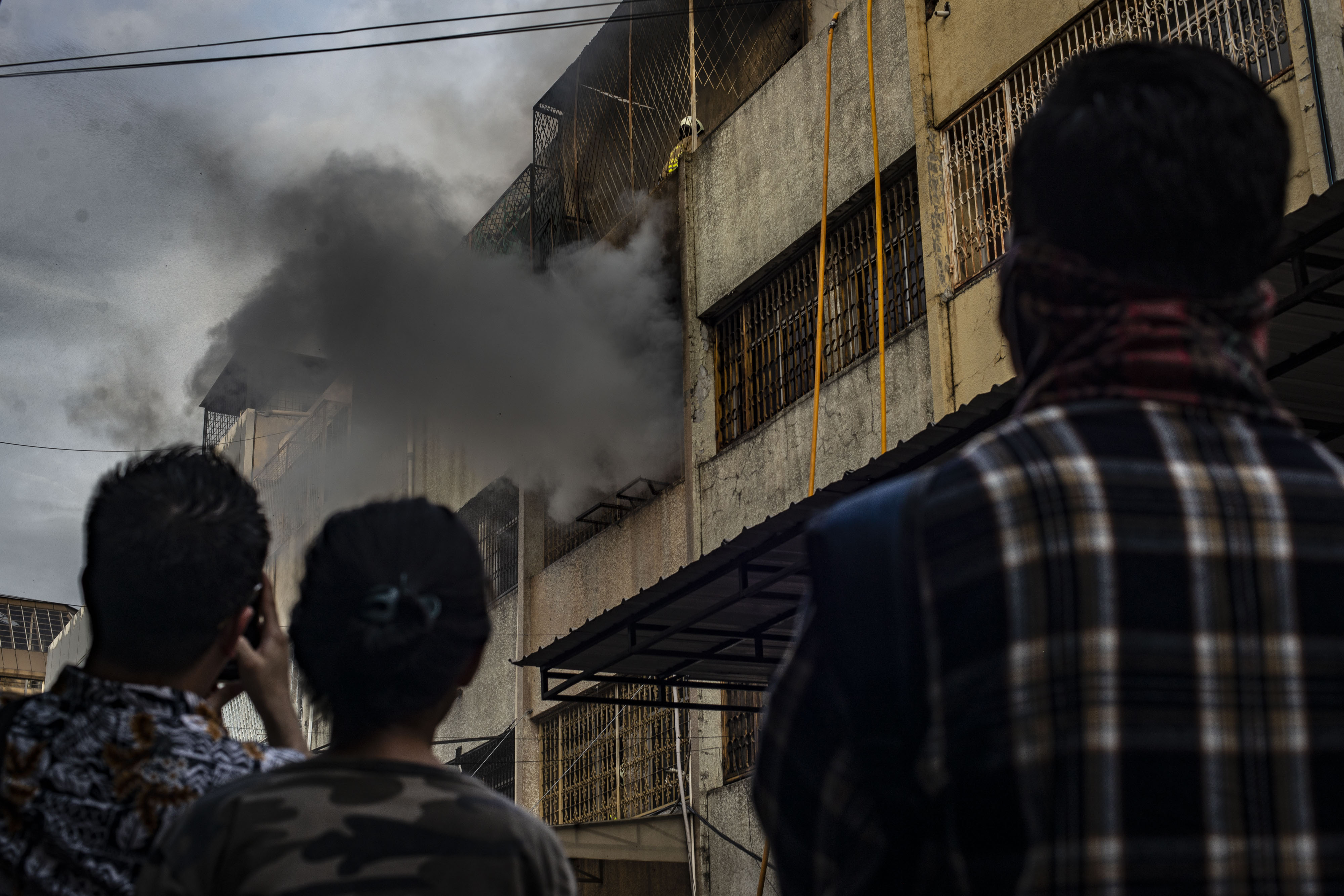 Ilustrasi: Kebakaran di sebuah ruko kawasan Tanah Abang