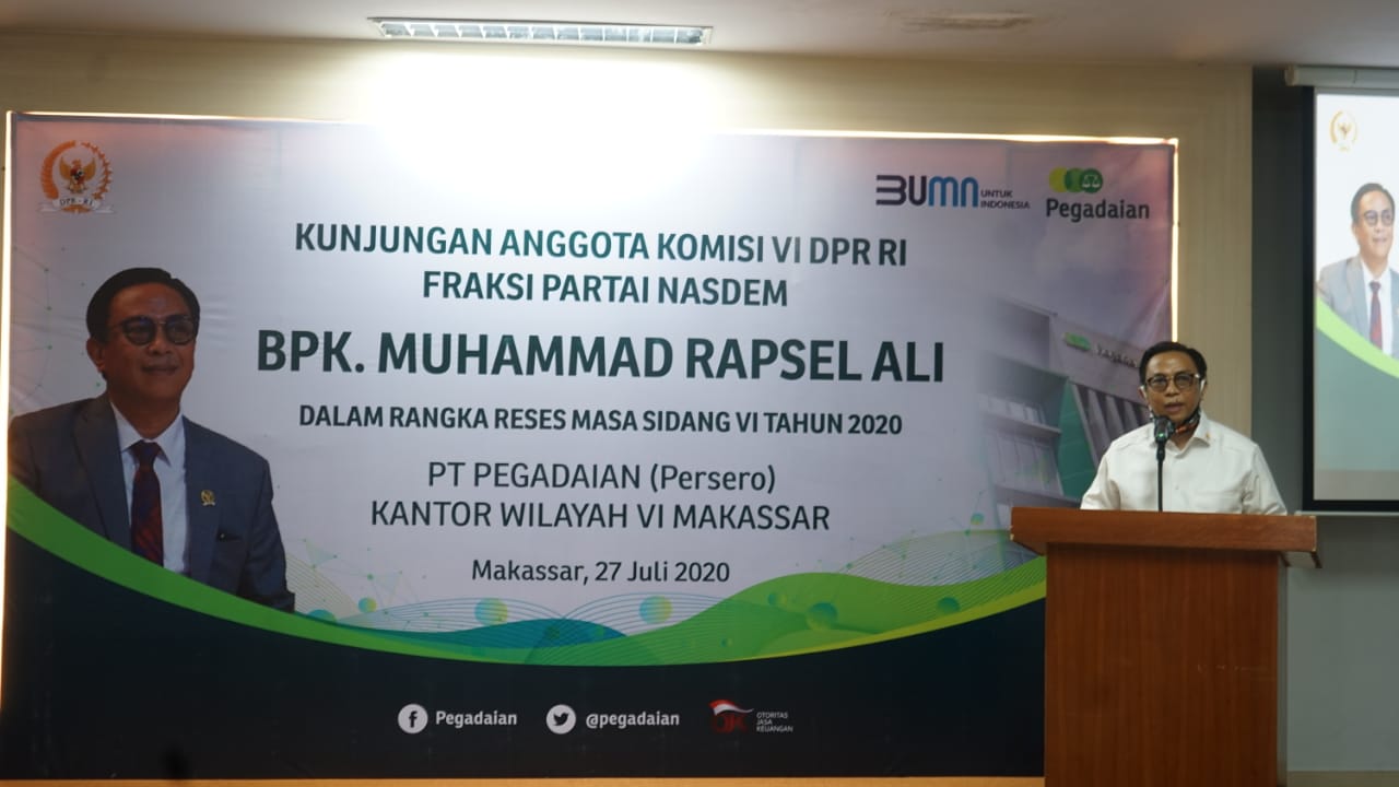 Anggota Komisi VI DPR-RI, Muhammad Rapsel Ali melakukan kunjungan ke Makassar, Sulawesi Selatan.