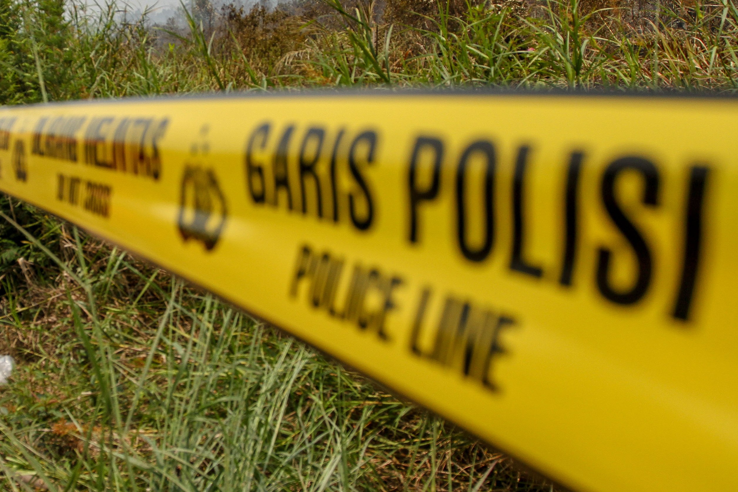 Ilustrasi garis polisi