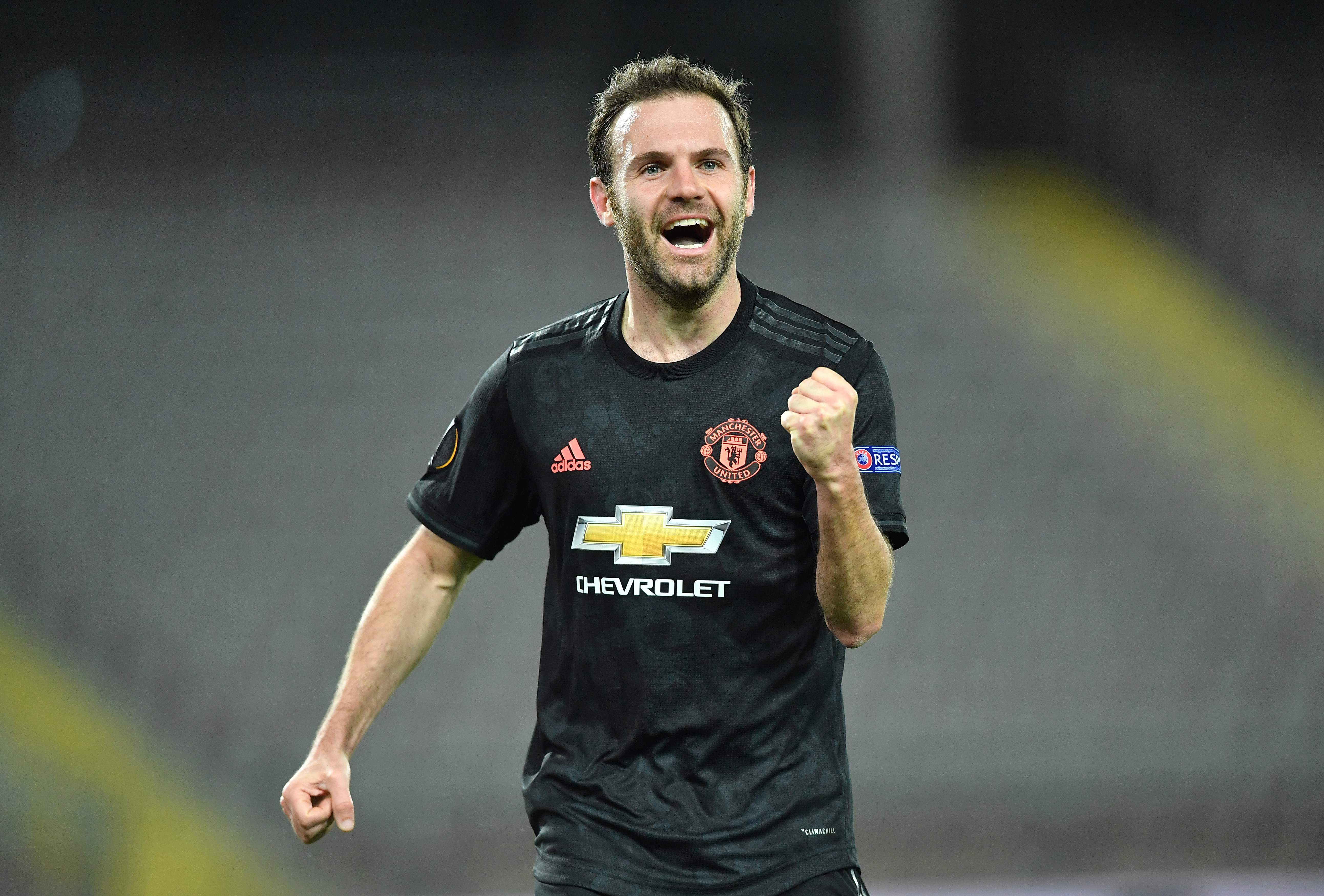 Gelandang Manchester United Juan Mata