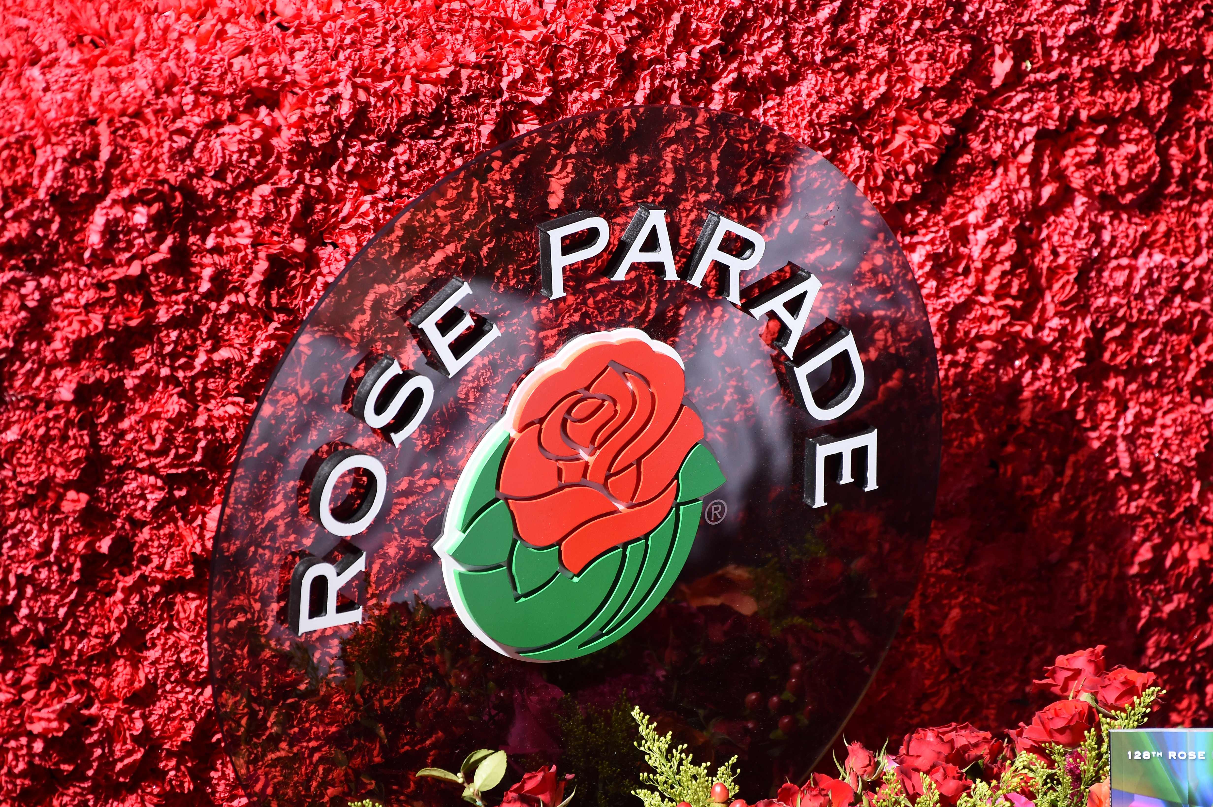 Logo Parade Mawar di Pasadena, California.