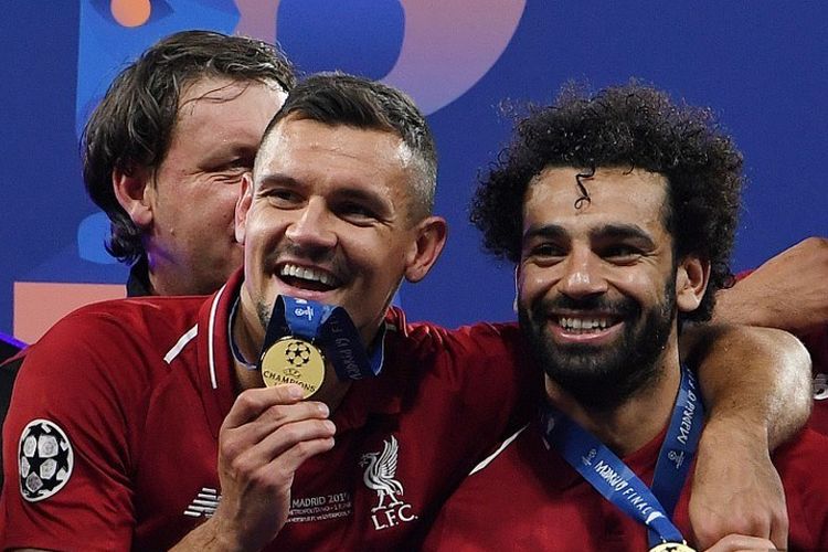 Dejan Lovren dan Mohamed Salah