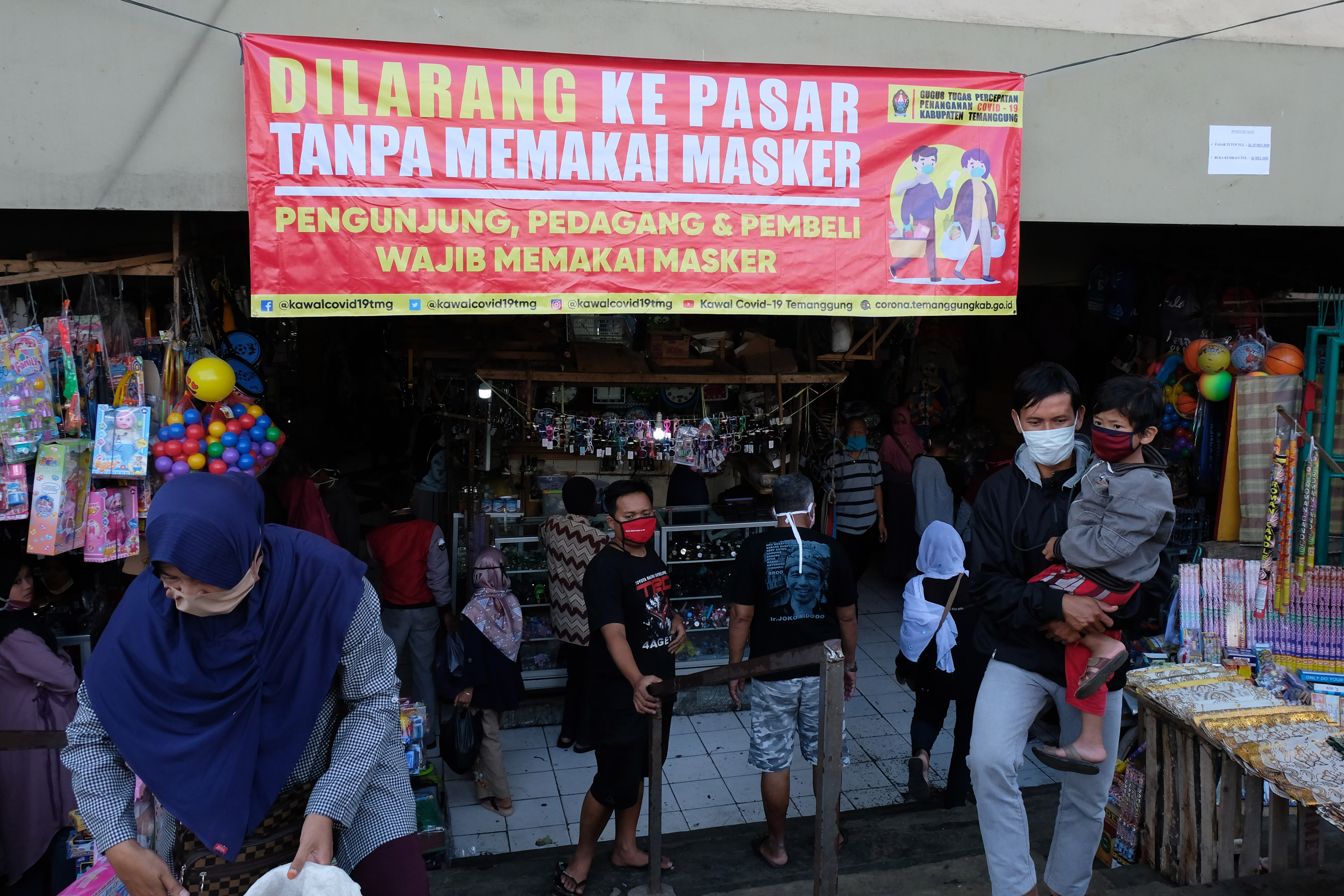 Pasar Ngadirejo, Kabupaten Temanggung, Jawa Tengah