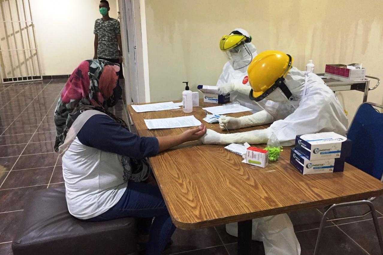 Ilustrasi rapid test.