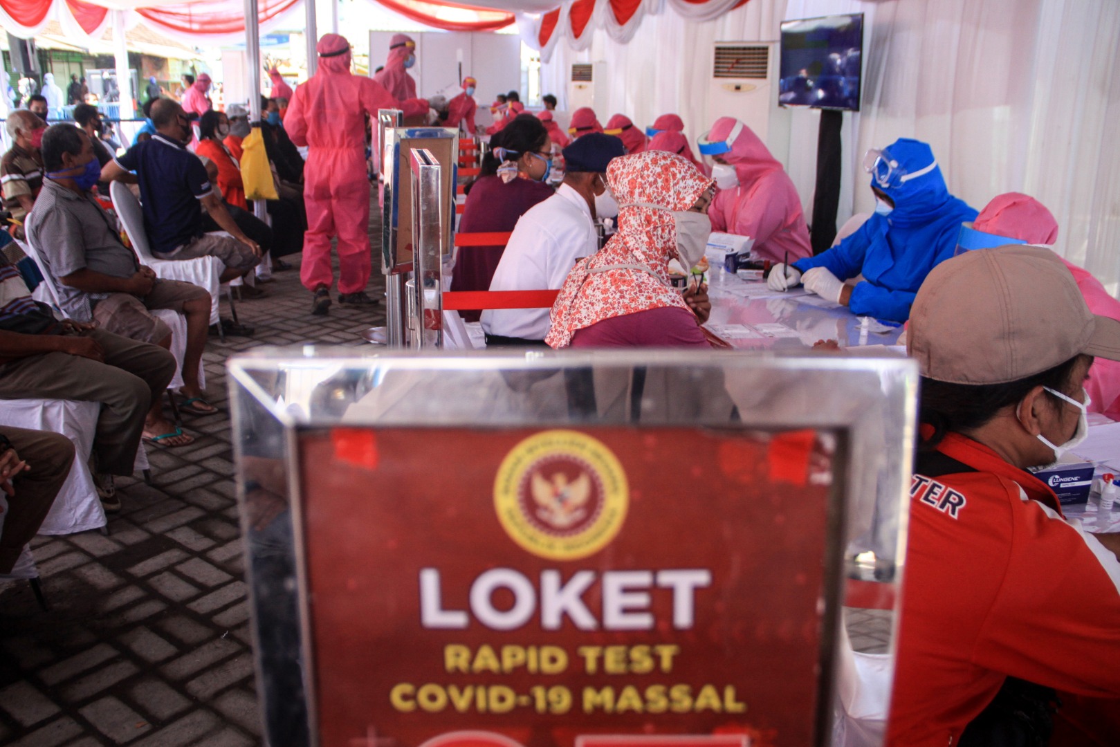 RAPID TEST MASSAL DI SIDOARJO