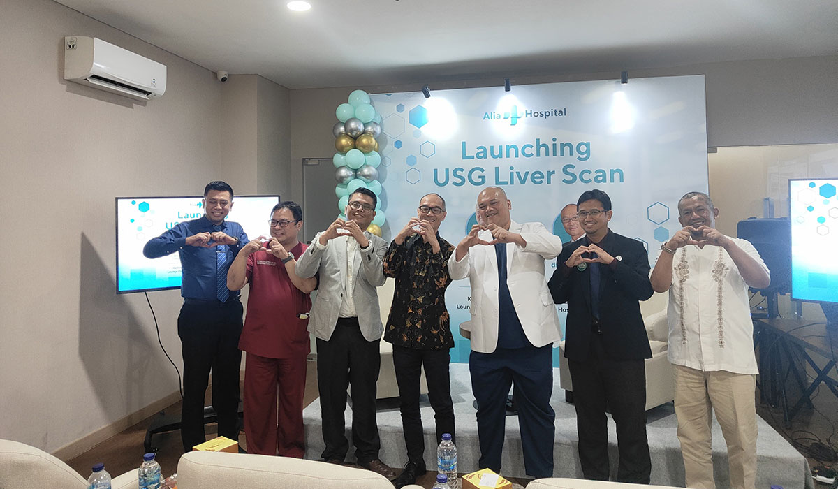 Acara peluncuran layanan USG Liver Scan di Alia Hospital Depok 