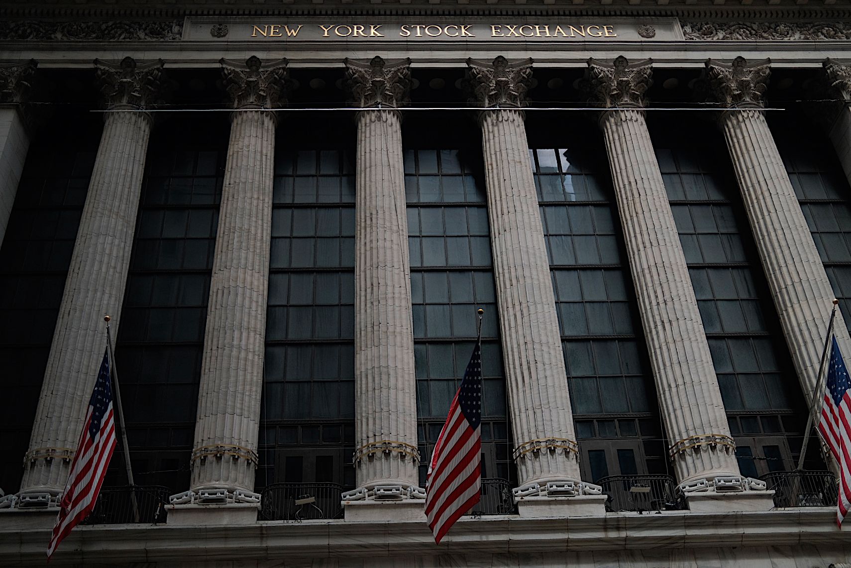 Gedung Bursa Saham New York, Wall Street AS. 