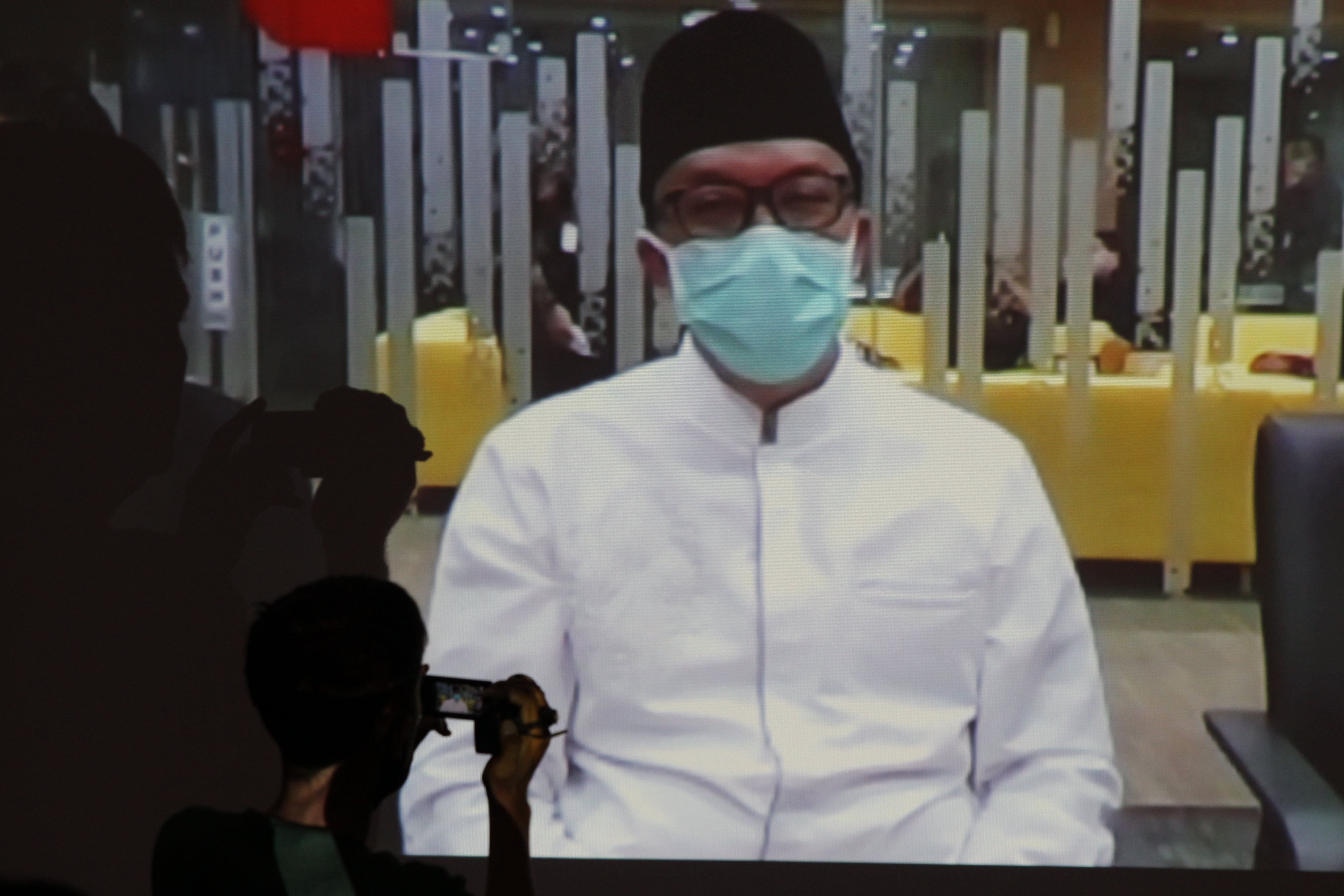 Terdakwa mantan Menteri Pemuda dan Olahraga (Menpora), Imam Nahrawi.