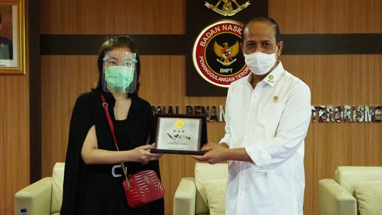 Kepala Badan Nasional Penanggulangan Terorisme (BNPT) Komjen Pol Dr Boy Rafli Amar MH pada acara Silaturahmi bersama para penyintas terorism