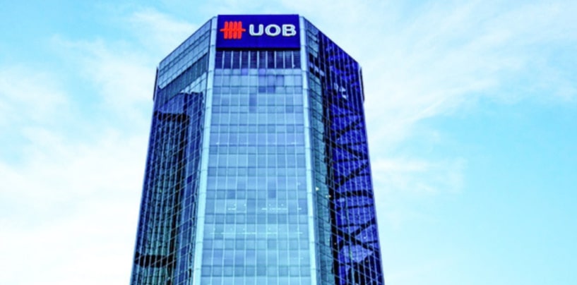 Gedung United Overseas Bank (UOB) di Singapura.