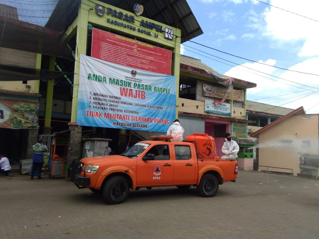 Pasa Ampel diBoyolali ditutup 3 hari