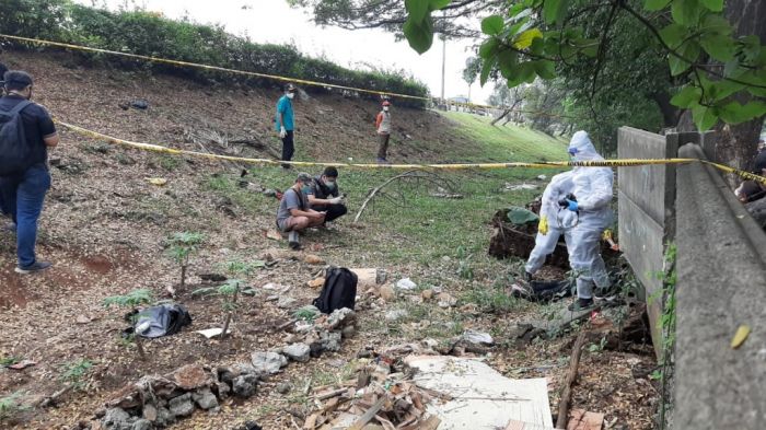 Lokasi ditemukannya jasad Yodi Prabowo