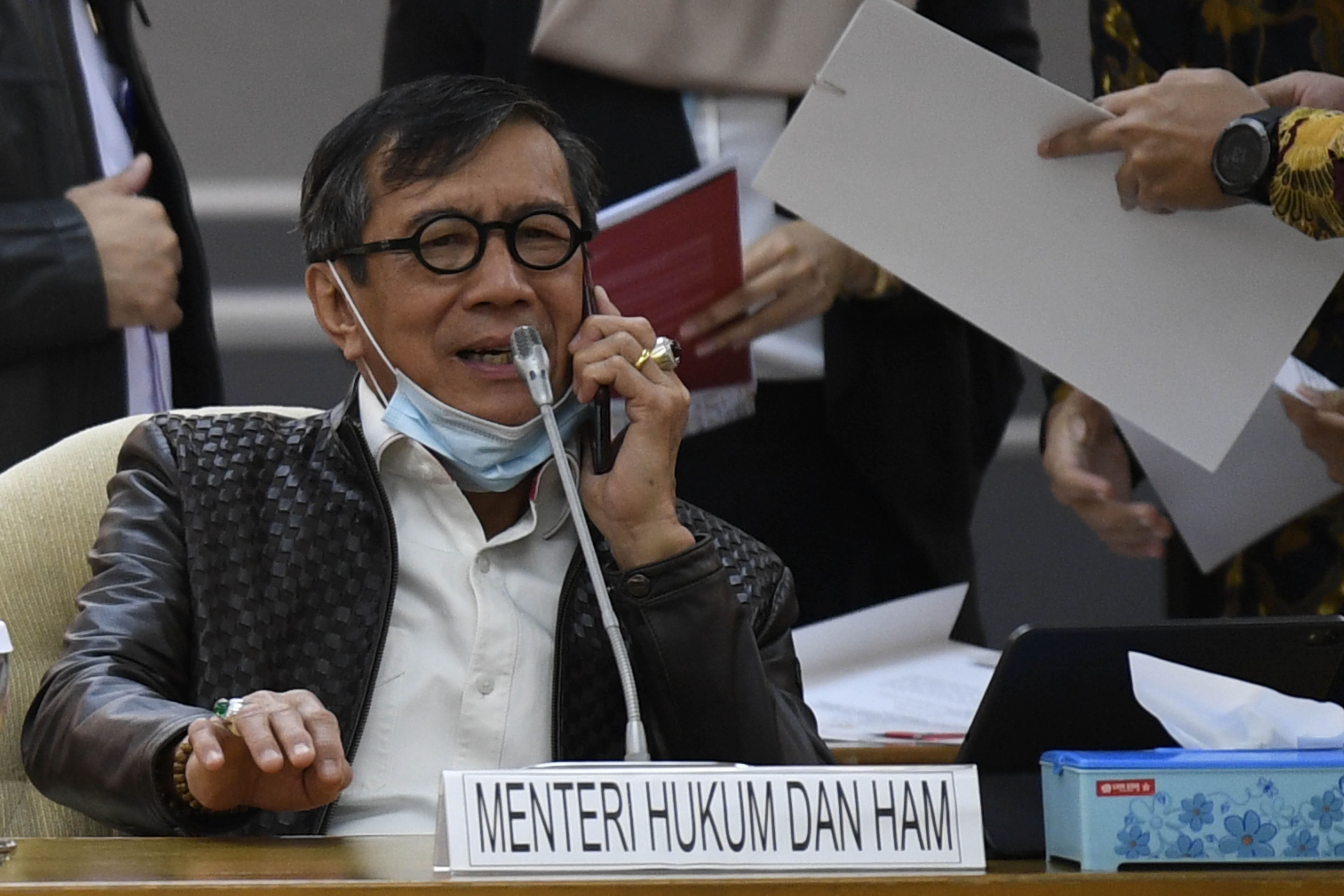 Menteri Hukum dan HAM Yasonna Laoly