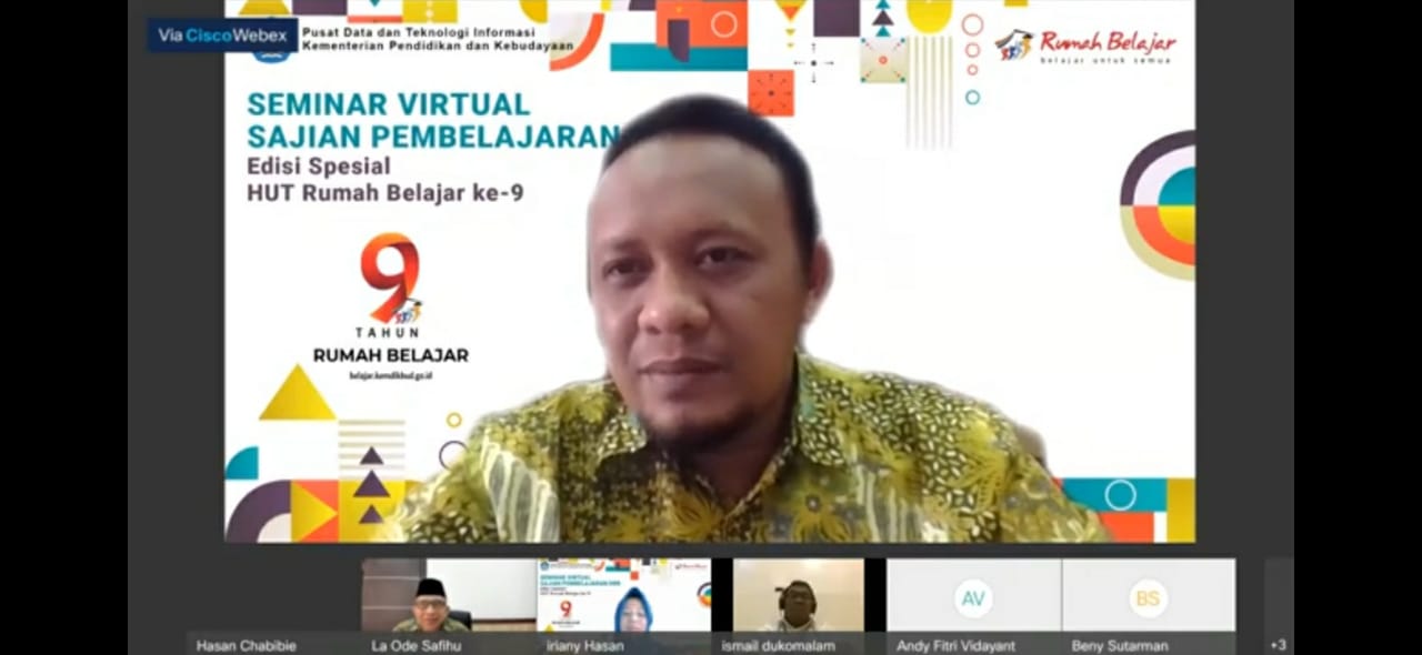 Webinar Diseminasi TIK soal Rumah Belajar