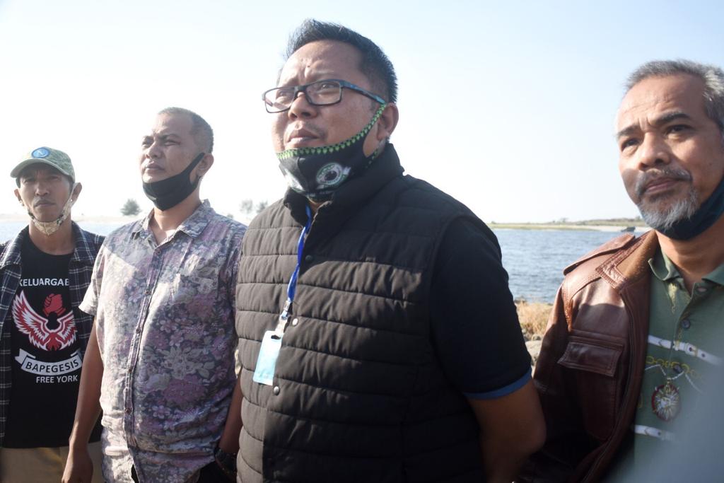 Relawan Jawara mengunjungi lokasi reklamasi ancol