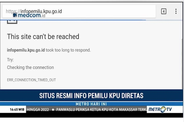 Situs KPU Diretas, Data Pemilih Tetap Aman