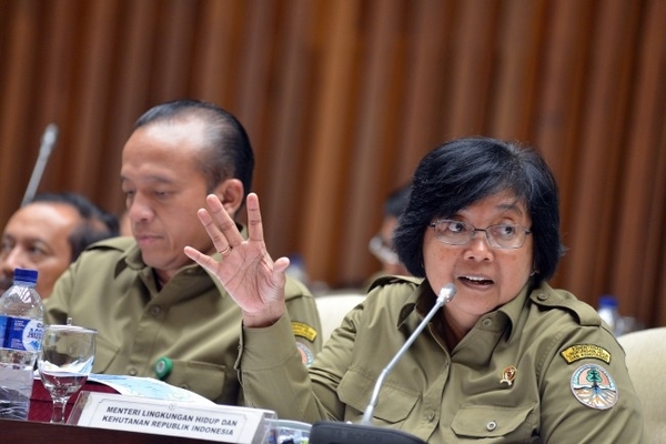 Menteri LHK Siti Nurbaya Bakar   