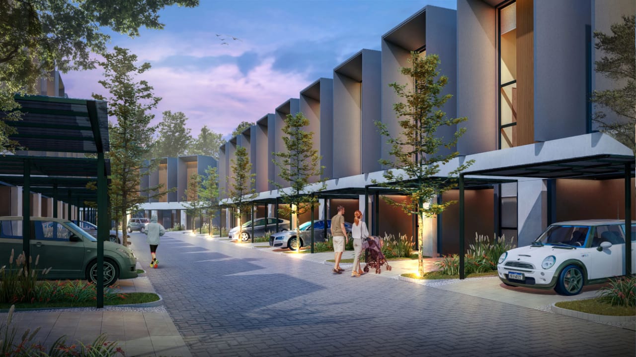 Facade O2+ Urban Pop didesain dengan modern dan dinamis untuk para milenial dan keluarga muda.