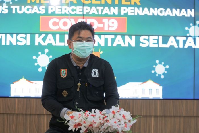 Juru Bicara Tim Gugus Tugas Tanggap Darurat Penanganan Virus Korona Kalsel, Muslim.  