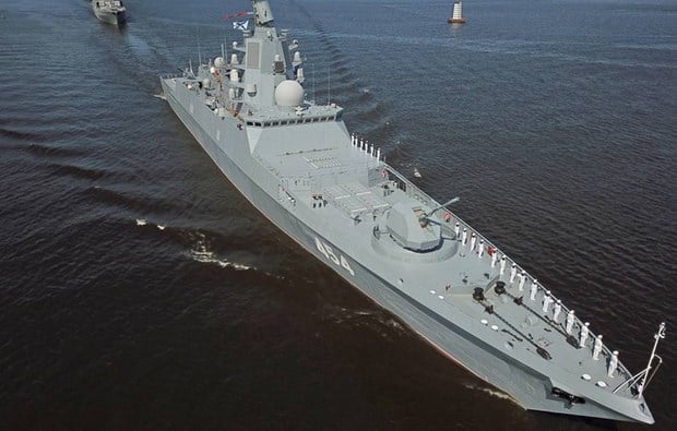 Kapal perang milik angkatan bersenjata Rusia akan dilengkapi rudal supersonik Tsirkon.  