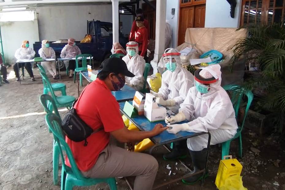 Ilustrasi rapid test.