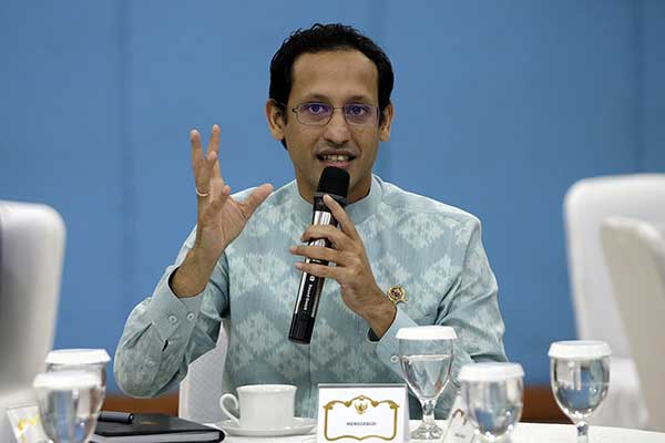 Menteri Pendidikan dan Kebudayaan (Mendikbud) Nadiem Anwar Makarim