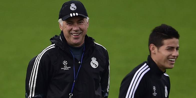 Carlo Ancelotti dan James Rodriguez