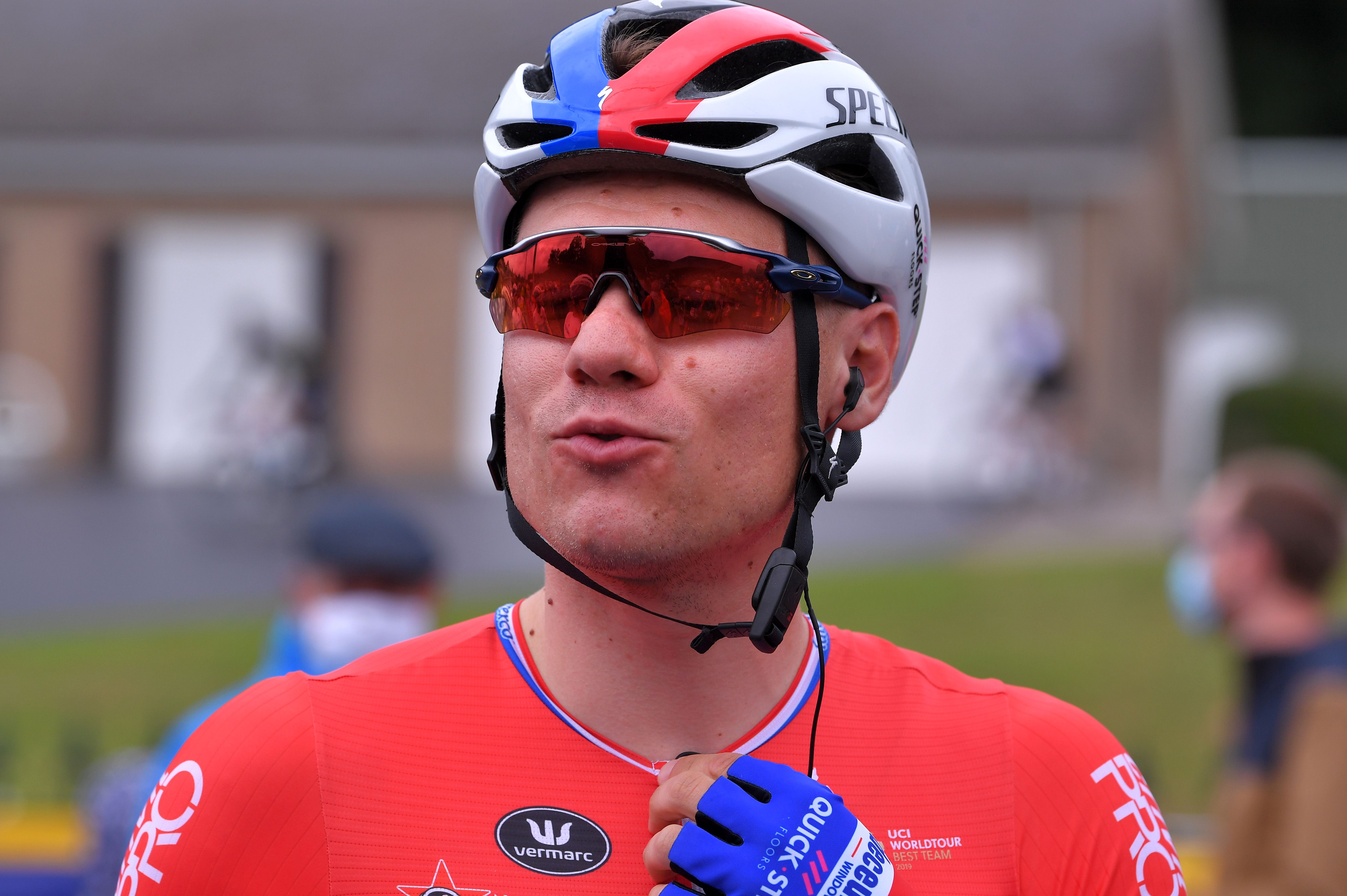 Fabio Jakobsen dari tim Deceuninck - Quick-Step
