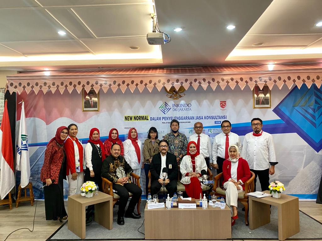Webinar New Normal dalam Penyelenggaraan jasa Konsultansi yang digelar Inkindo DKI Jakarta