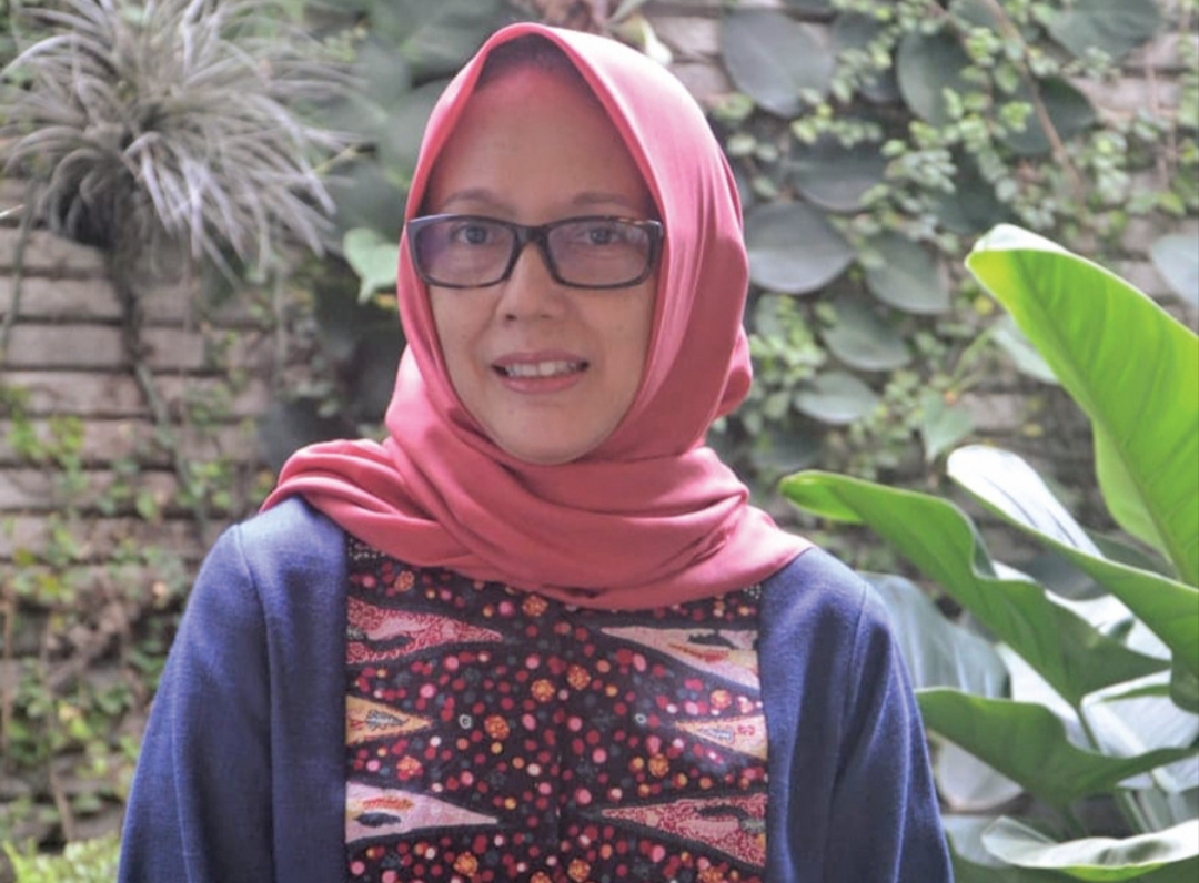 Ketua Umum Asosiasi Bunga Indonesia, Hesti Widiyan.