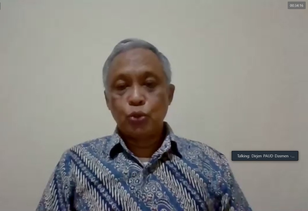 Direktur Jenderal Pendidikan Anak Usia Dini, Dasar, dan Menengah (Dirjen Paudasmen), Kemendikbud, Jumeri.