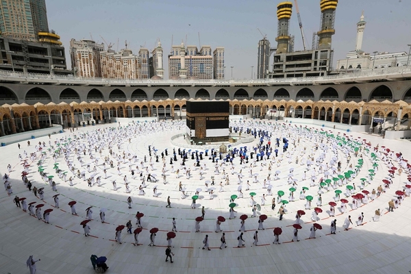 Suasana ibadah haji tahun ini di Mekah, Arab Saudi 