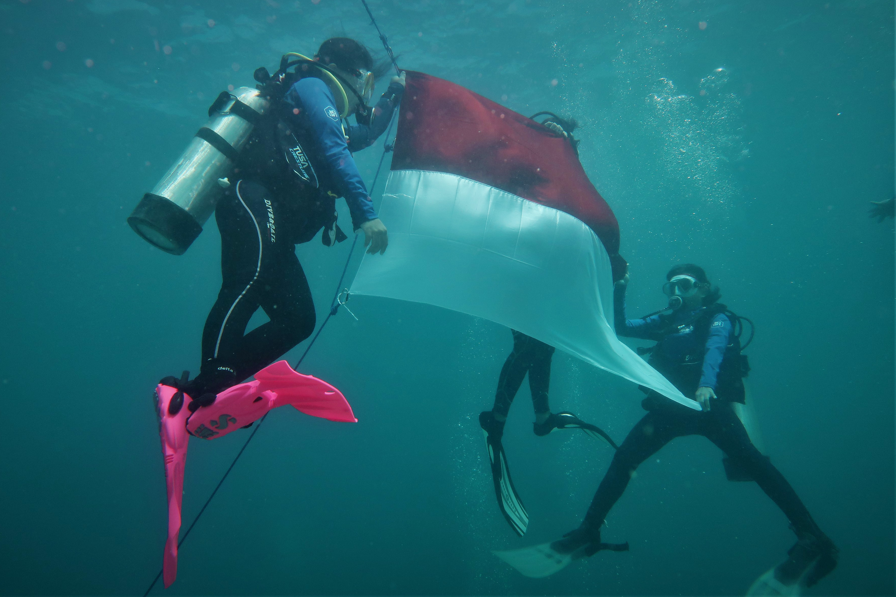 Perairan Pulau Matan, Kabupaten Raja Ampat, Papua Barat, Minggu (16/8/2020).