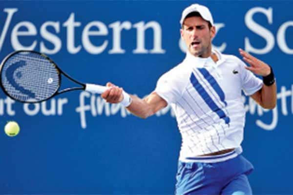 Petenis  nomor satu dunia Novak Djokovic 