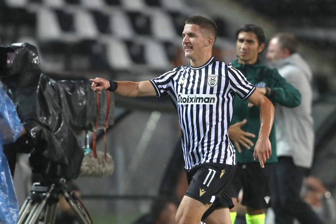 Striker PAOK Thessaloniki Christos Tzolis