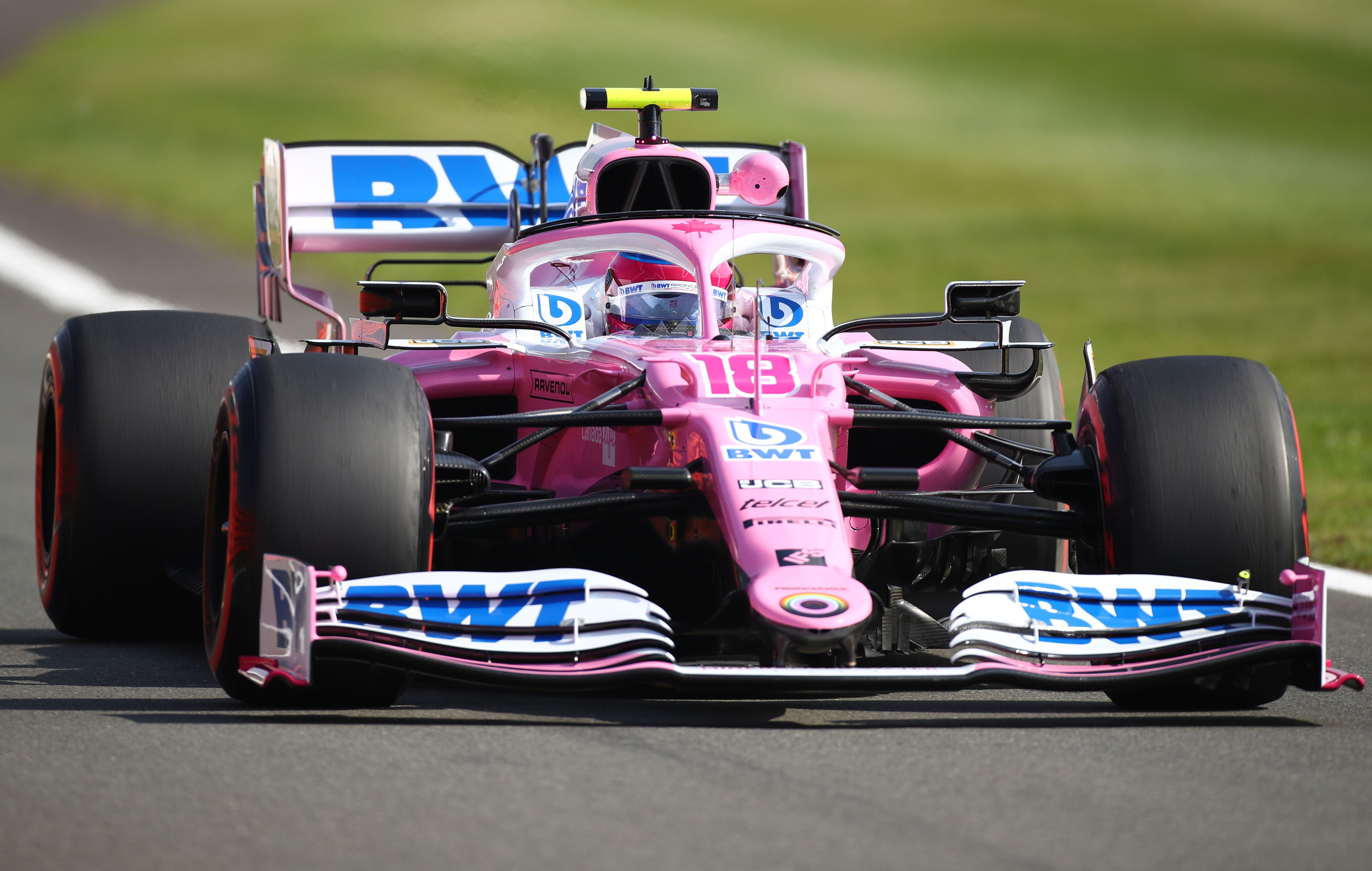 Mobil Racing Point yang dikemudikan Lance Stroll.