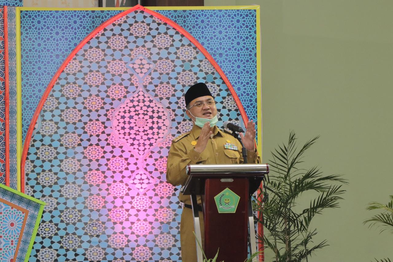 Gubernur Babel Erzaldi Rosman secara resmi membuka Musabaqah Tilawatil Quran (MTQ) IX tahun 2020 tingkat Provinsi Babel. 